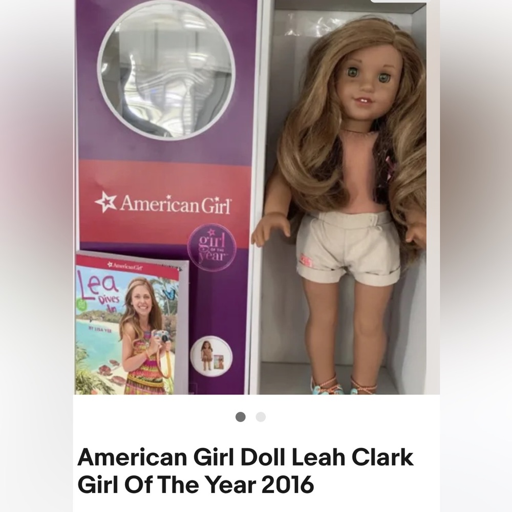 American Girl Doll Lea Clark Retired  doll of the year 2016
